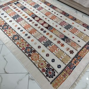 Безворсовий антиковзаючий килим "Східна симетрія"