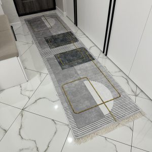 Безворсовий антиковзаючий килим "Північне сяйво"