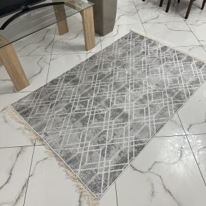 Безворсовий антиковзаючий килим "Геометричні ромби"