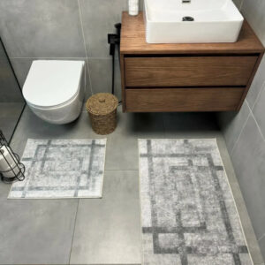 Набір килимів для ванної кімнати та туалету Set № 19 "60х100 та 60х50"