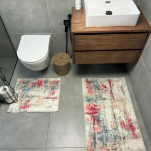 Набір килимів для ванної кімнати та туалету Set № 35 "60х100 та 60х50"