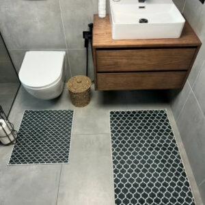 Набір килимів для ванної кімнати та туалету Set № 37 "60х100 та 60х50"