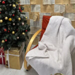 Однотонний бавовняний плед, 2.20 x 2.20