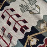 Бавовняний двосторонній килим у етнічному стилі AR 006 Red