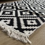 Бавовняний двосторонній килим у етнічному стилі AR 013