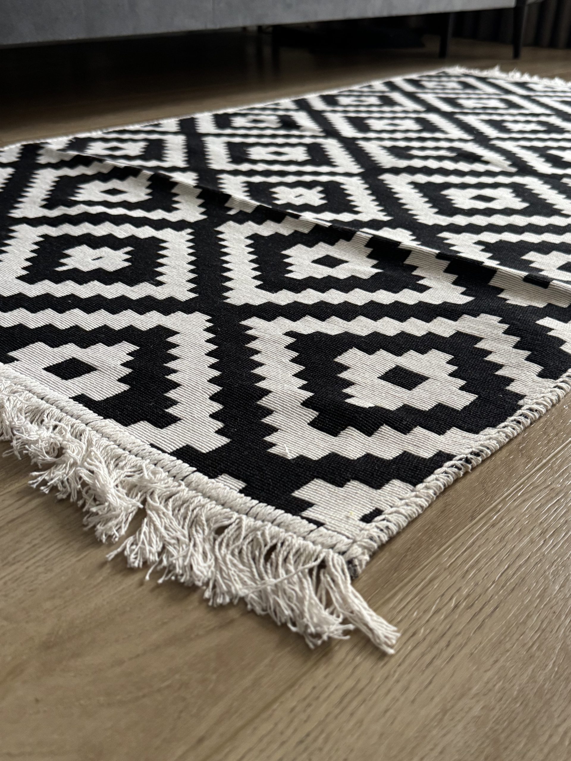 Бавовняний двосторонній килим у етнічному стилі AR 013