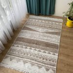 Бавовняний двосторонній килим у сучасному стилі AR 06 Natural