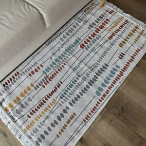 Бавовняний двосторонній килим у сучасному стилі AR 34 Multy