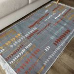 Бавовняний двосторонній килим у сучасному стилі AR 34 Multy