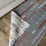 Бавовняний двосторонній килим у сучасному стилі AR 34 Multy