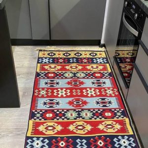 Бавовняний двосторонній килим у етнічному стилі AR 017