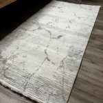 Турецький мармуровий килим Lagos Grey Beige