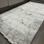 Турецький мармуровий килим Lagos Grey Beige