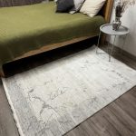 Турецький мармуровий килим Lagos Grey Beige