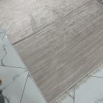 Безворсовий антиковзаючий килим “Рожевий металік