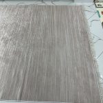 Безворсовий антиковзаючий килим “Рожевий металік