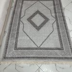 Безворсовий антиковзаючий килим “Срібний Діамант”