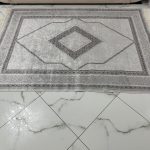 Безворсовий антиковзаючий килим “Срібний Діамант”