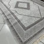 Безворсовий антиковзаючий килим “Срібний Діамант”