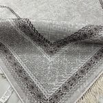 Безворсовий антиковзаючий килим “Срібний Діамант”