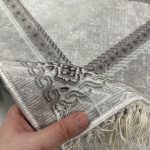 Безворсовий антиковзаючий килим “Срібний Діамант”