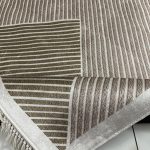 Безворсовий антиковзаючий килим “Рожеві трикутники”