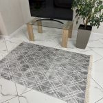 Безворсовий антиковзаючий килим “Геометричні ромби”