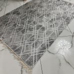 Безворсовий антиковзаючий килим “Геометричні ромби”