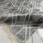 Безворсовий антиковзаючий килим “Геометричні ромби”