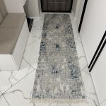 Безворсовий антиковзаючий килим “Морозний Куб”