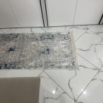 Безворсовий антиковзаючий килим “Морозний Куб”