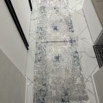 Безворсовий антиковзаючий килим “Морозний Куб”