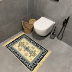 Бавовняний двосторонній килим у етнічному стилі AR 005 Green