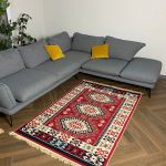 Бавовняний двосторонній килим у етнічному стилі AR 011