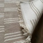 Бавовняний двосторонній килим у сучасному стилі Kara PMK-0007