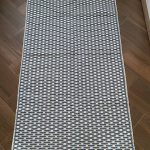 Бавовняний однотонний килим Alexa 116 Cream Blue