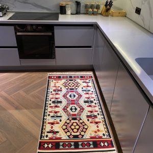 Бавовняний двосторонній килим у етнічному стилі AR 001