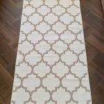 Бавовняний двосторонній килим у сучасному стилі Kara 150 C.Beige