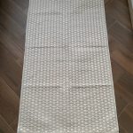 Бавовняний однотонний килим Alexa 116 Cream Beige