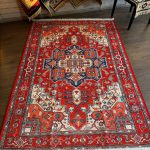 Етнічний бавовняний килим Iris-03 Red