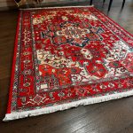 Етнічний бавовняний килим Iris-03 Red