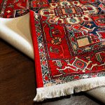 Етнічний бавовняний килим Iris-03 Red