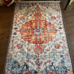 Етнічний бавовняний килим Iris-04 Terra L.Blue