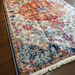 Етнічний бавовняний килим Iris-04 Terra L.Blue