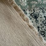 Етнічний бавовняний килим Iris-06 Blue Cream