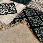 Етнічний бавовняний килим Iris-06 Blue Cream