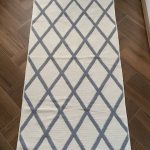 Бавовняний двосторонній килим у сучасному стилі Kara 031 Cream L.Grey