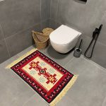 Бавовняний двосторонній килим у етнічному стилі AR 005 Red