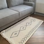 Бавовняний двосторонній килим у сучасному стилі Kara PMK-0002