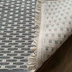 Бавовняний однотонний килим Alexa 116 Cream L.Grey